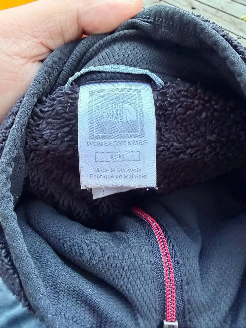 The North Face Fleece 1/4-Zip Pullover Size M Black (111)